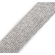 Elastische Silber-weiss Lurex - 20mm