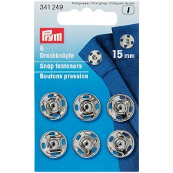 Prym Annähdruckknöpfe Metall 15mm