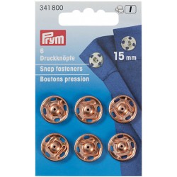 Prym Annähdruckknöpfe Metall 15mm