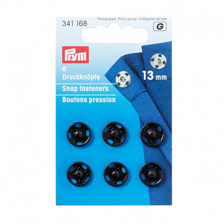  Prym press studs to sew 13mm