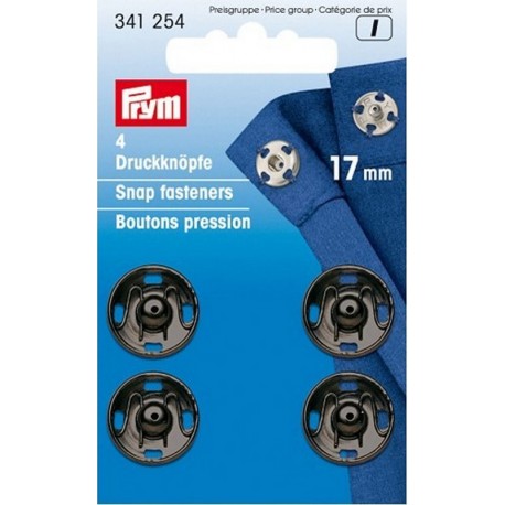 Prym Annähdruckknöpfe Metall 17mm