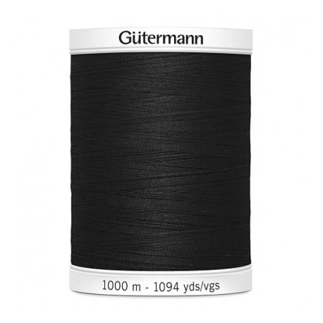 Fil Gütermann noir (000) - 1000m