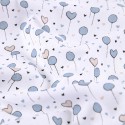 Coton balloons and hearts