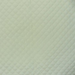 White lining quilted